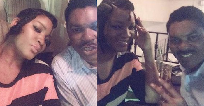 Omotola and husband take some cute selfies together (See Photos) theinfong.com 700x365