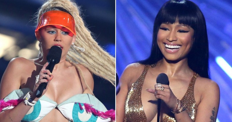 la-et-nicki-minaj-miley-cyrus-taylor-swift-mtv-video-music-awards-20150831-e1441316132785-Top 10 Most Entertaining Feuds In The Music Industry -theinfong.com