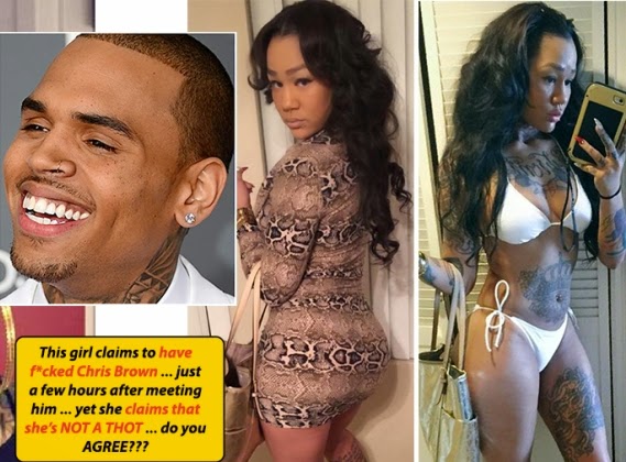 Girl brags about sleeping with Chris Brown the first day she met him (text messages) theinfong.com