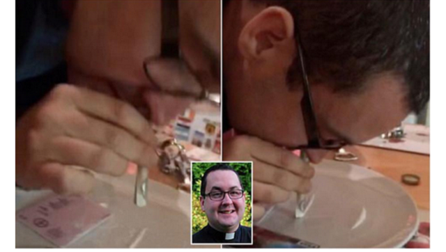 Catholic priest caught snorting cocaine TheinfoNG