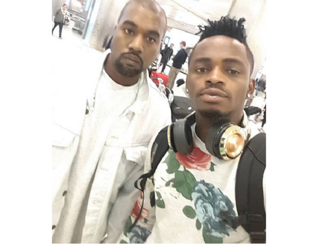 Diamond Platnumz shares selfie with non-smiling Kanye West