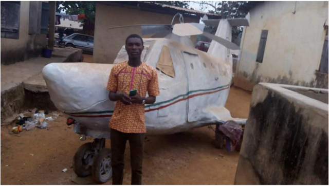 Nigerian man builds helicopter in Oyo
