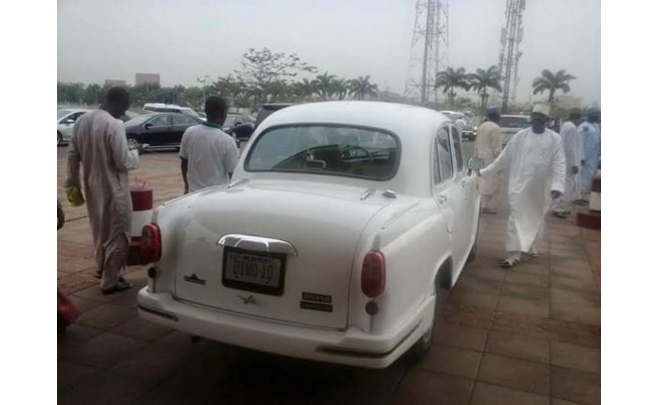 The classic car Senator Dino Melaye pulled up