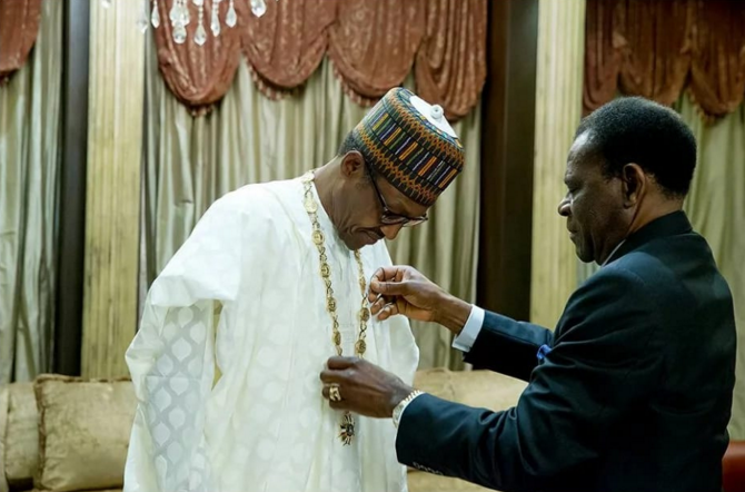 See what happened to Buhari in Malabo