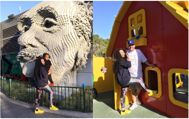 Rob Kardashian and Blac Chyna take her son to LegoLand