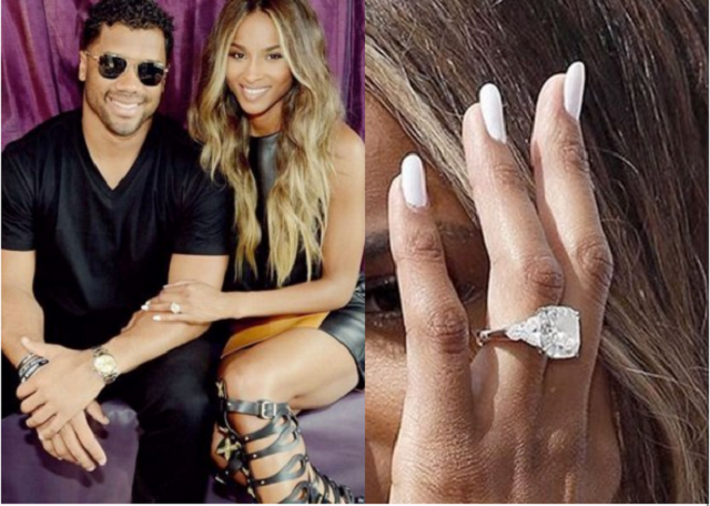 Ciara's stunning engagement ring
