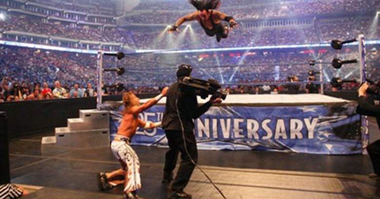 pictures of The undertaker from each WrestleMania