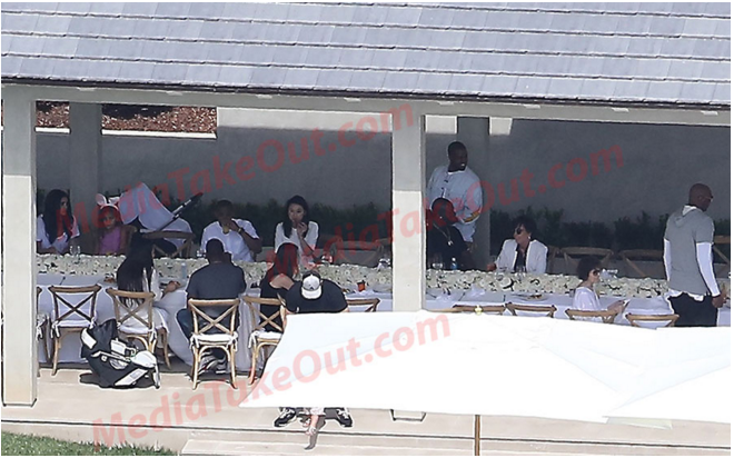 Kanye And Kim throw an Easter Brunch