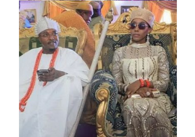 Nigerian King marries Jamaican woman