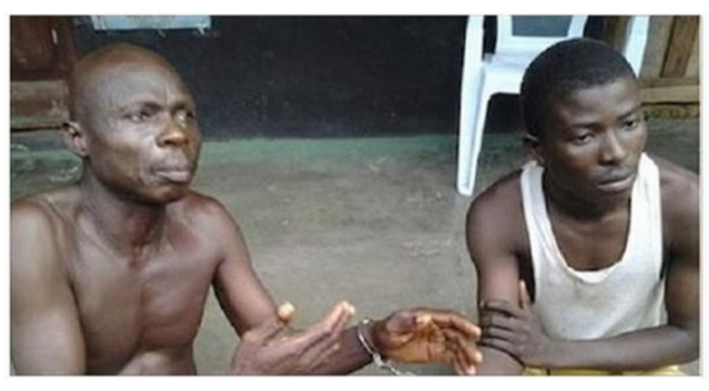 Father caught sleeping with his mentally disturbed son