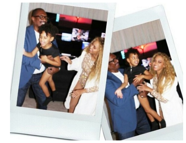 Adorable photo of Beyonce and her father