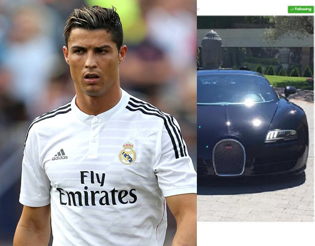 Cristiano Ronaldo acquires Bugatti Veyron