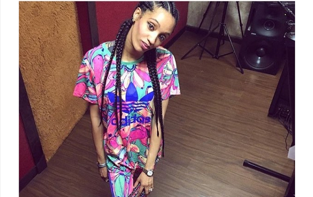 Di'Ja spotted in the studio with her label mates