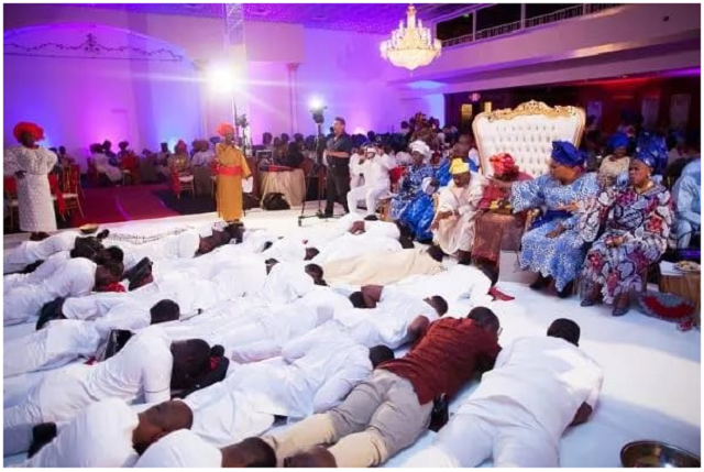 Unbelievable photos of Yoruba men at their weddings