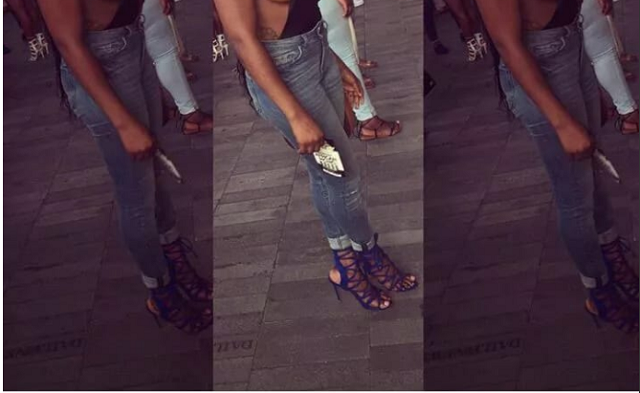 What a girl wore to Wizkid's concert in New York