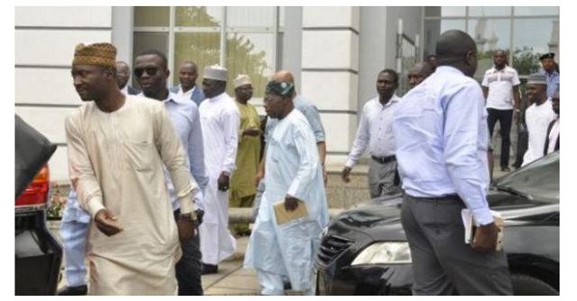 Obasanjo spotted at PDP’s convention committee inauguration