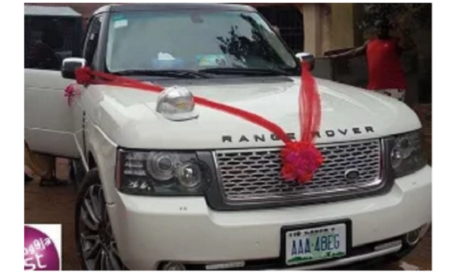 Nigerian man surprised wife with brand new Range Rover