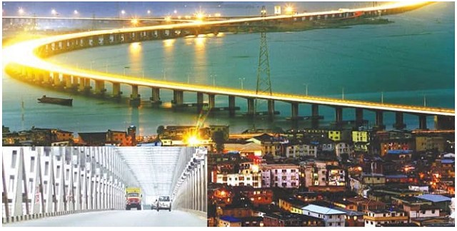 The proposed Lagos 4th mainland bridge