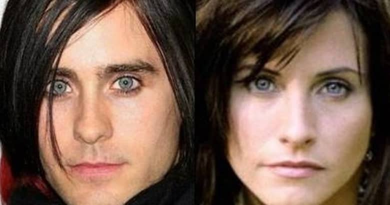 male celebs and their female look alikes
