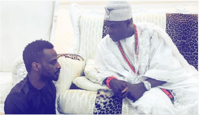 9ice pays Ooni of Ife a courtesy visit