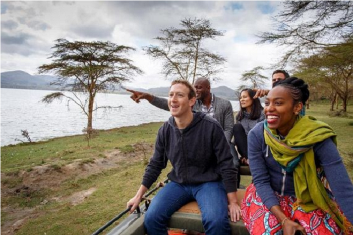 Mark Zuckerberg goes on a wildlife tour in Kenya