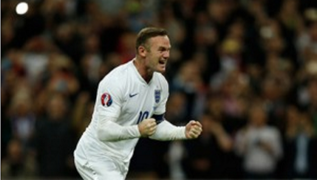 Wayne Rooney breaks England caps record