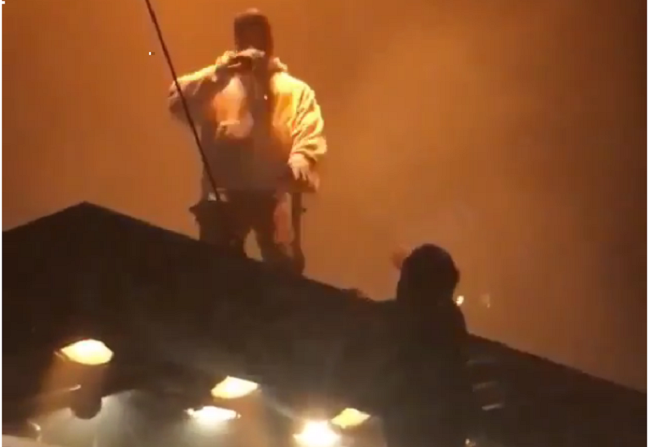how-a-fan-tried-to-climb-stage-at-kanye-west-show