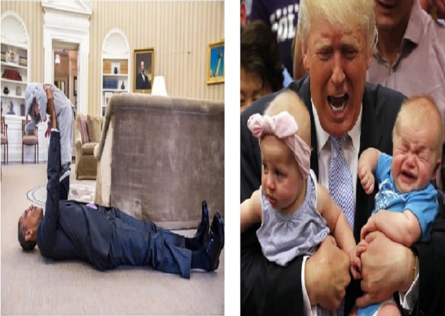 difference-between-obama-and-donald-trump-with-kids