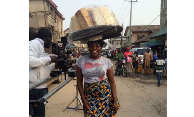 Funke Akindele turns Olajumoke the bread seller