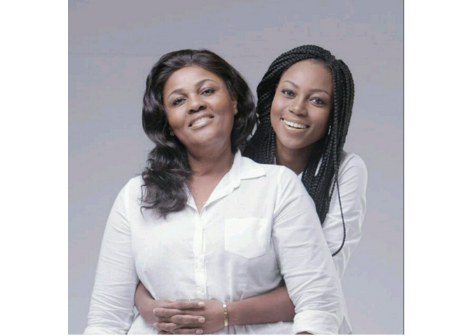 Yvonne Nelson shows off her beautiful mother