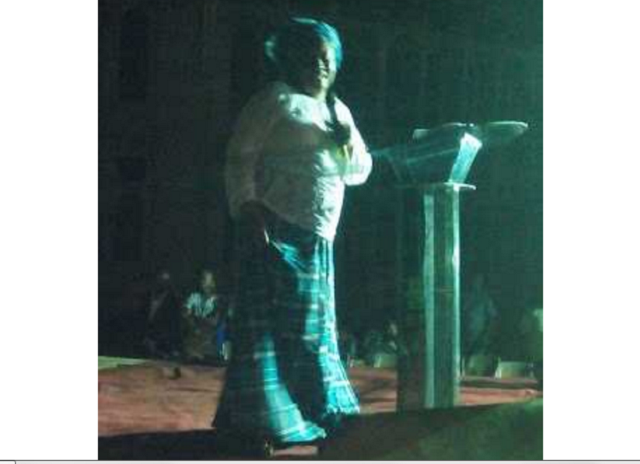 Patience Ozokwor spotted preaching at a crusade in Anambra See Photos