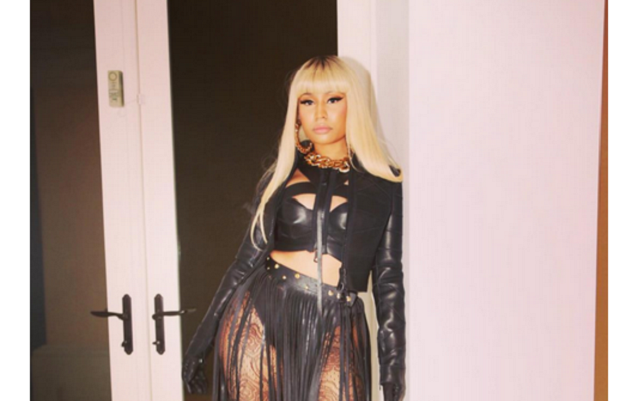 Nicki Minaj shows off her big butt in new photos