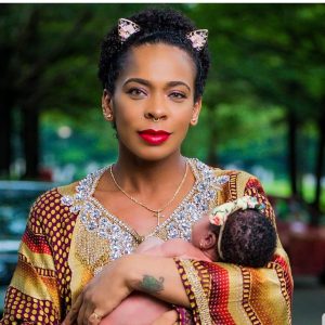 Tboss gushes as she shows off her daughter
