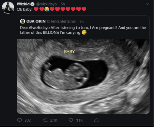 Teni Pregnant