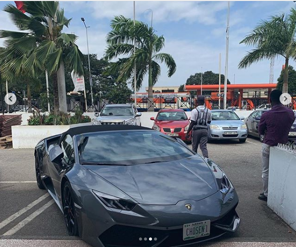Lamborghini stolen in Germany found with Nigerian plate number in Ghana (photo)