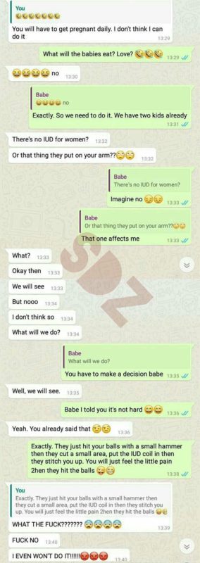 Man reacts in the most hilarious way after wife tells him to take family planning injection on his manhood (Photos)