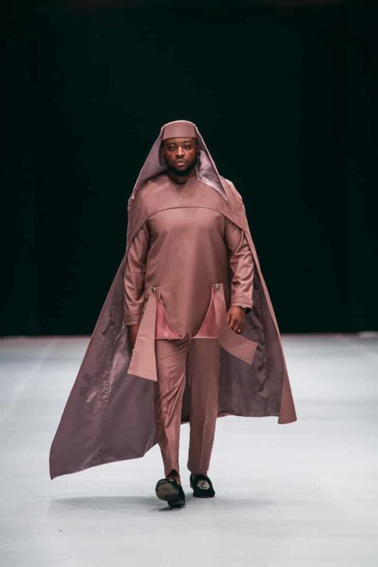 BBNaija's Mike Edwards hits the Runway at the Lagos Fashion Week