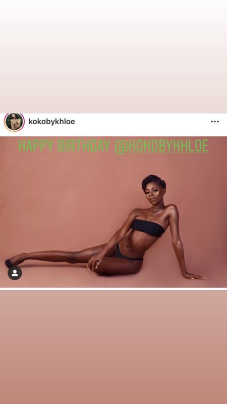 Mercy celebrates Khloe as she turns a year older today (Photo)