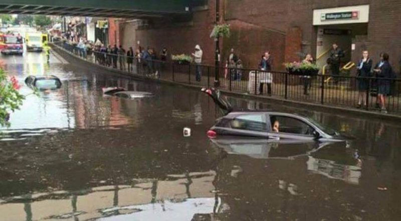 Rare Photos of massive flood in London goes viral on Social Media