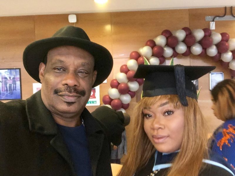 Don Jazzy's younger sister graduates with a first class (Photos)