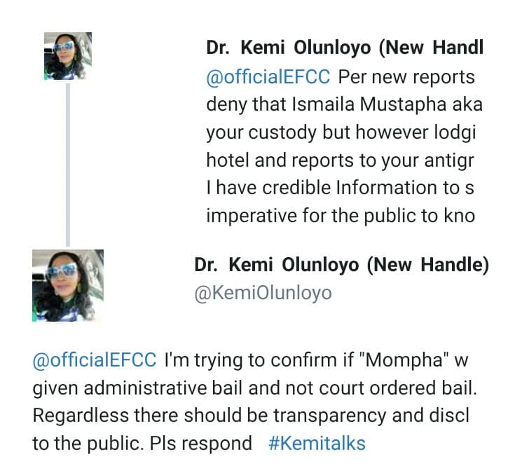 “Mompha is lodging in a private hotel”- Kemi Olunloyo claims