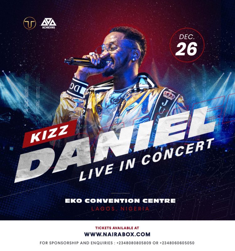 Kizz Daniel set for end of the year Concert, anoounces date and venue