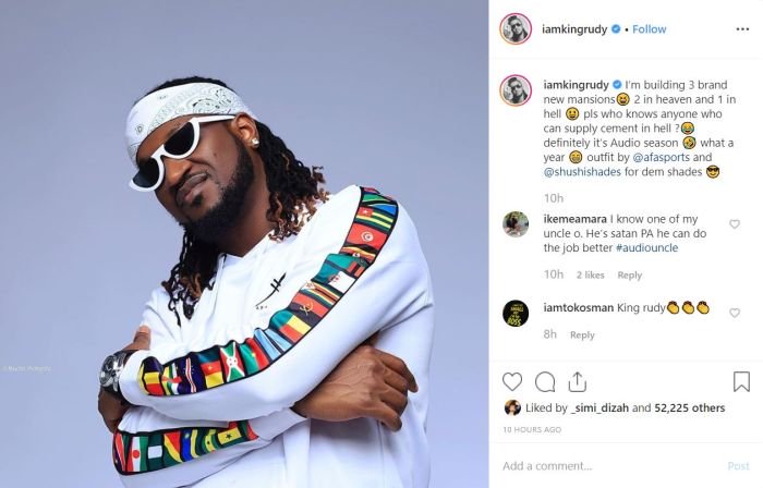 Paul Okoye says he is currently building 3 mansions, reveals their locations (Photo)