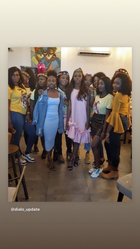 Fans shower expensive gifts on Diane during her meet & greet event in Lagos