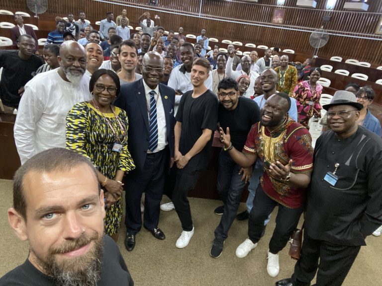 Twitter CEO, Jack Dorsey visits University of Lagos (Photos)