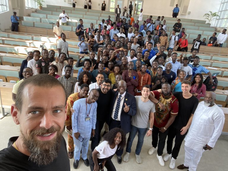 Twitter CEO, Jack Dorsey visits University of Lagos (Photos)