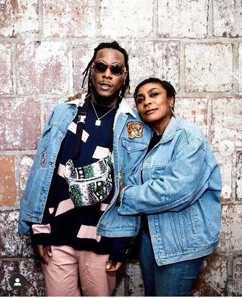 Burna Boy’s mother, Bose Ogulu reacts to her son’s Grammy Nominations (Photo)