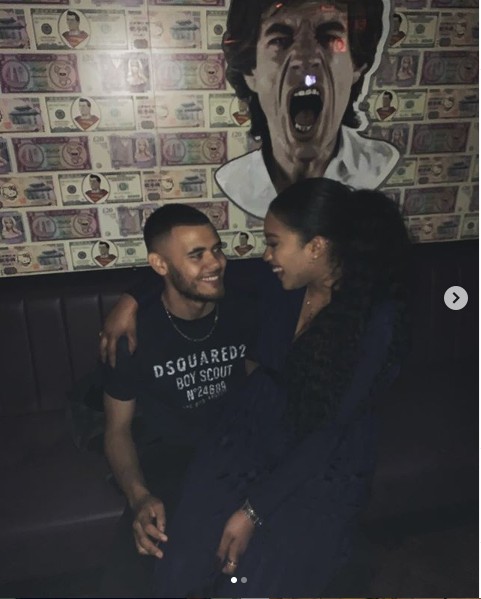 Loved-up photos of Jay-jay Okocha’s beautiful daughter Daniella and her boyfriend