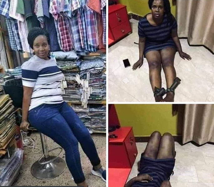 Man beats wife and strips her in public for sleeping with other men