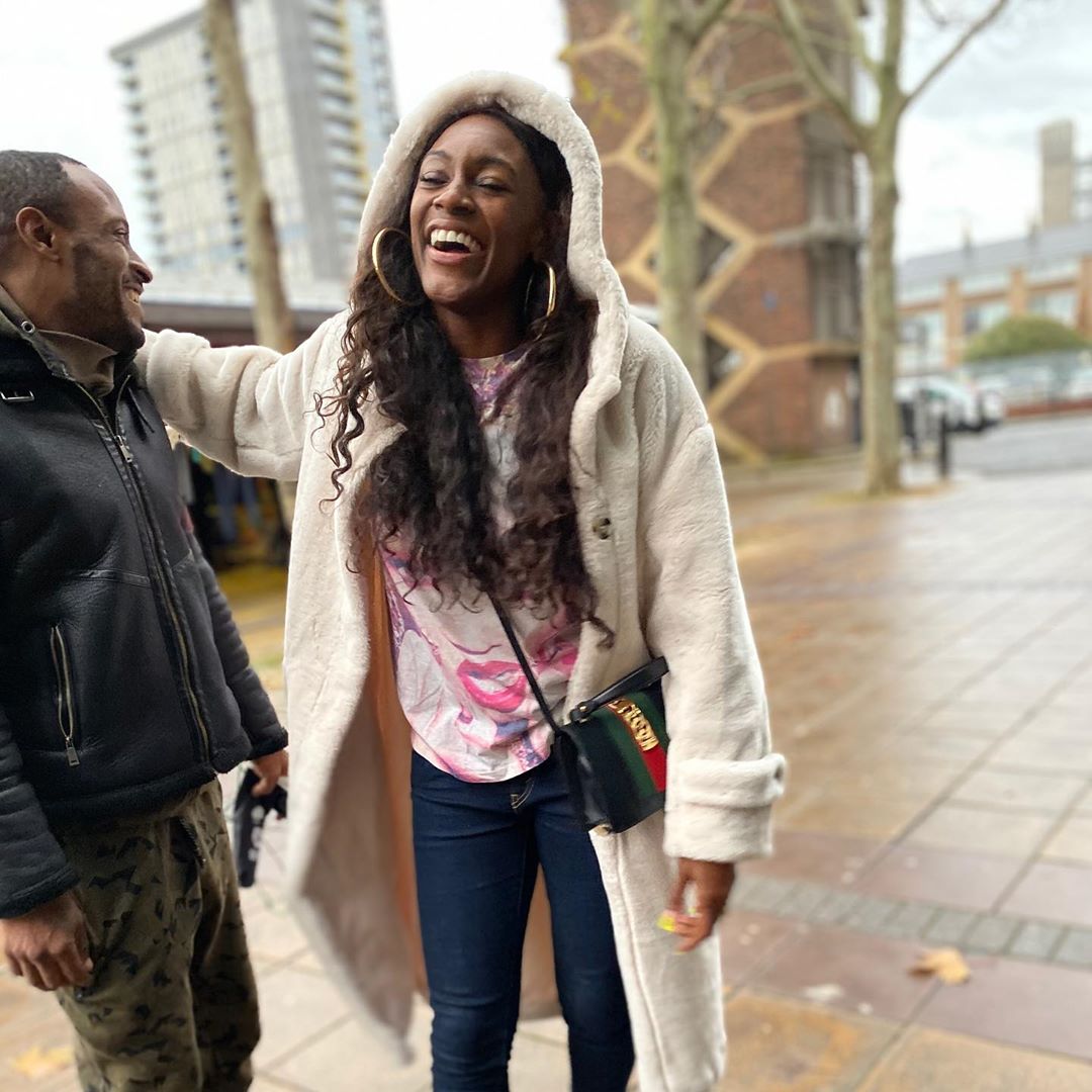 Home sweet home - Mike's wife Perri returns to London after two months In Nigeria (Photos)